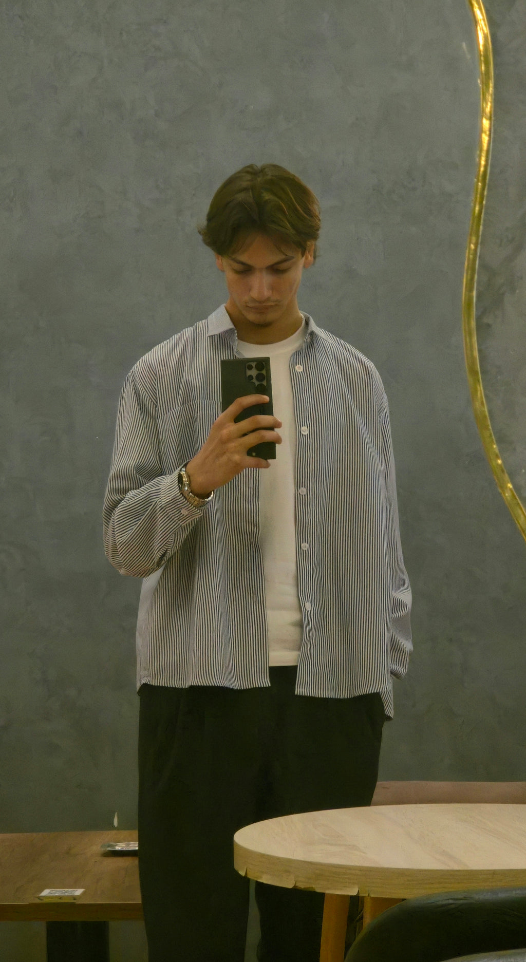 Striped Button Up Shirt