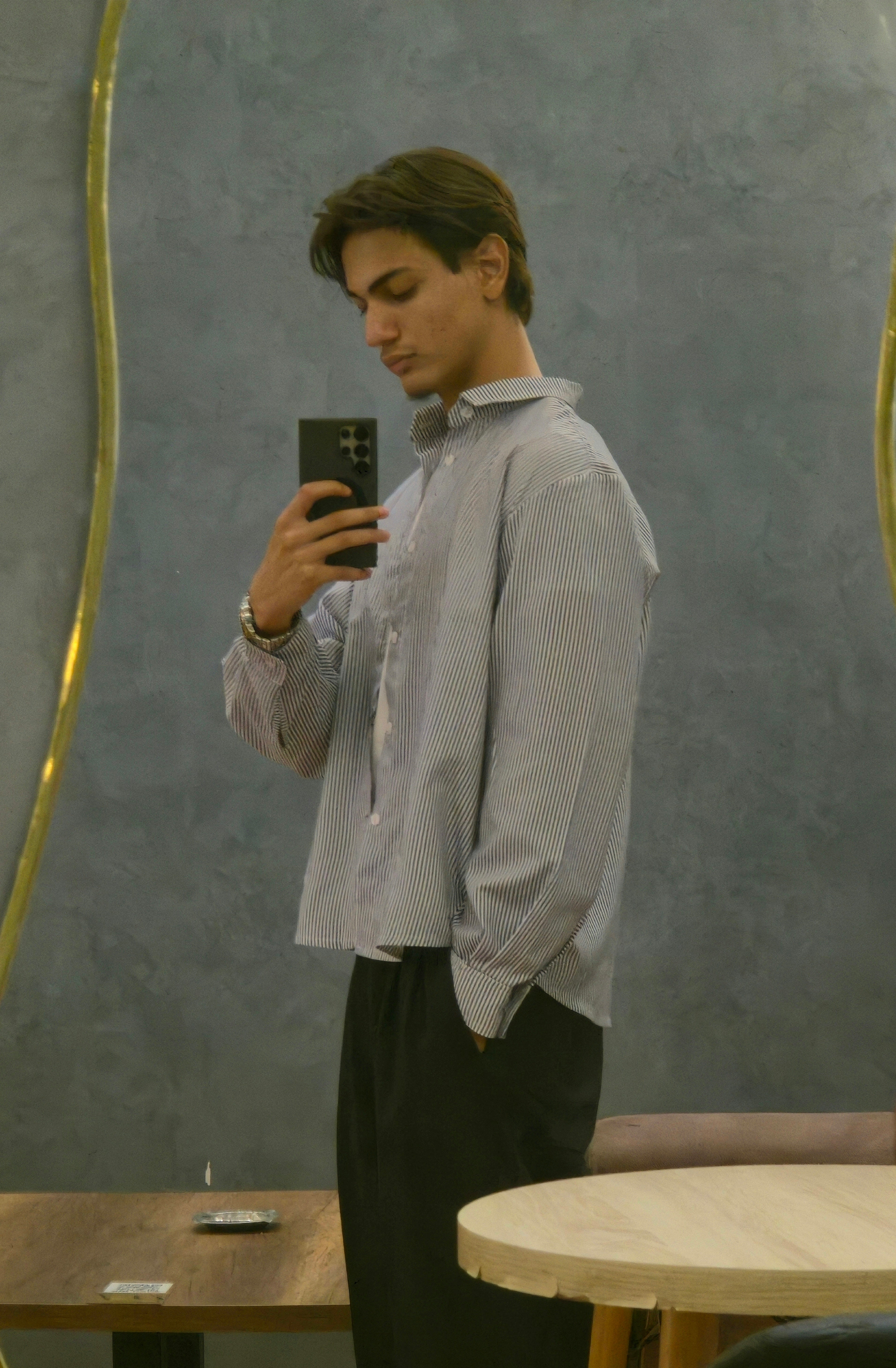 Striped Button Up Shirt