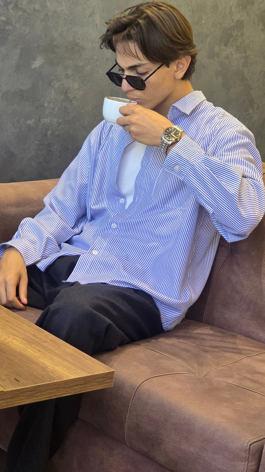 Striped Button Up Shirt