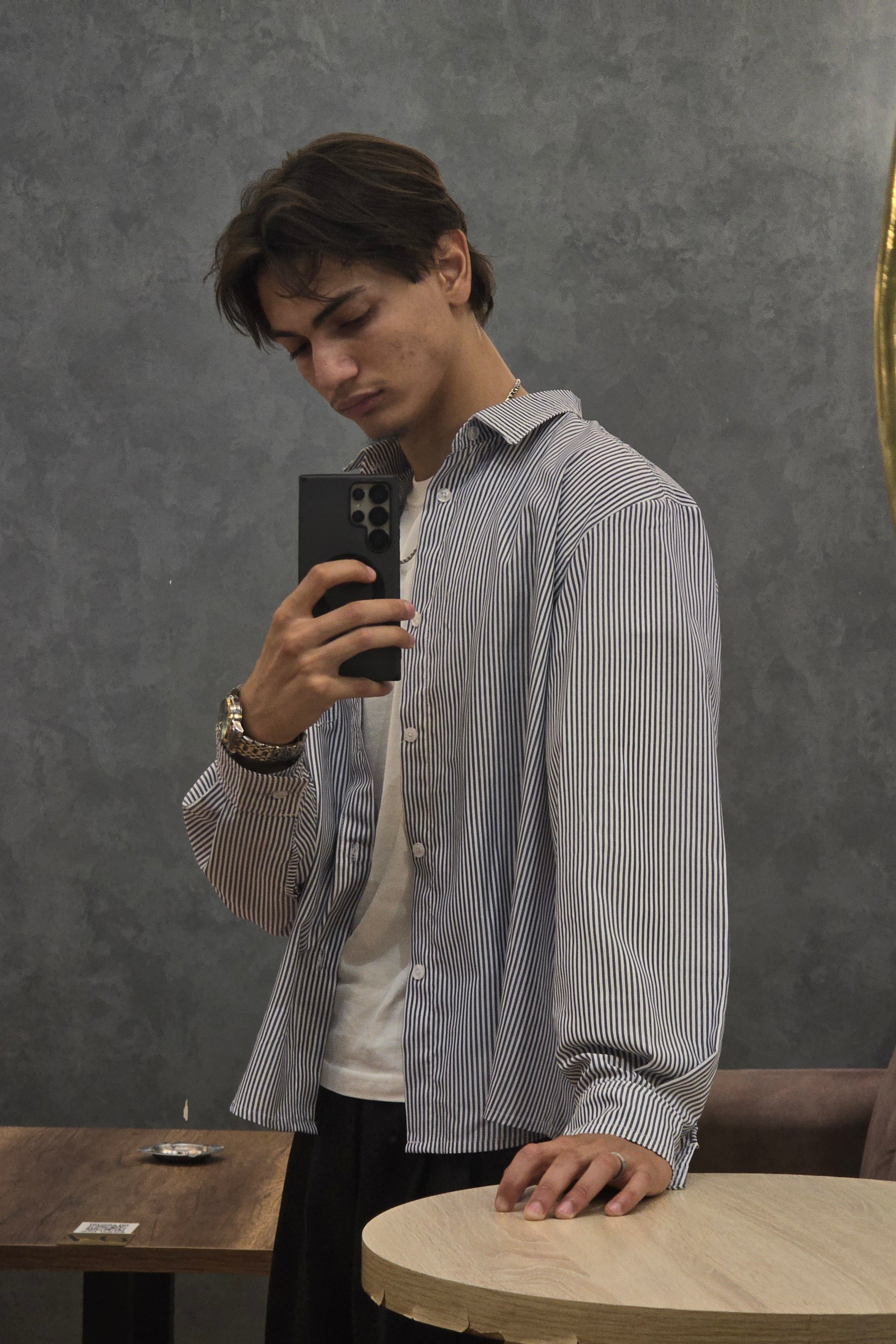 Striped Button Up Shirt
